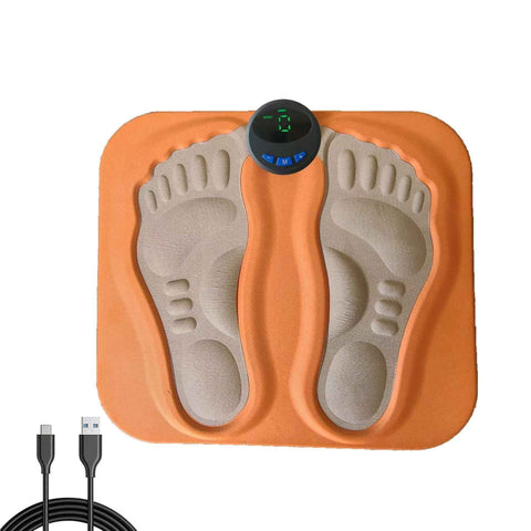 Darrahopens Furniture > Bar Stools & Chairs > Massage Chairs Portable Foot Massager for Tired Feet -6 Massage Modes,Pulse & Deep Tissue Relief, Travel-Friendly Comfort with remote control