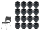 Darrahopens Furniture > Bar Stools & Chairs > Table & Bar Stools 16pcs Chair Leg Floor Protectors Soft Silicone Round Covers with Glide Pads-Round