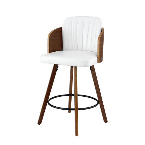 Darrahopens Furniture > Bar Stools & Chairs > Table & Bar Stools Artiss Wooden Bar Stools Swivel Kitchen Counter Stool Chair 58cm Seat Height