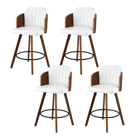 Darrahopens Furniture > Bar Stools & Chairs > Table & Bar Stools Artiss Wooden Bar Stools Swivel Kitchen Counter Stool Chair 58cm Seat Height