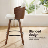 Darrahopens Furniture > Bar Stools & Chairs > Table & Bar Stools Artiss Wooden Bar Stools Swivel Kitchen Counter Stool Chair 58cm Seat Height