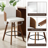 Darrahopens Furniture > Bar Stools & Chairs > Table & Bar Stools Artiss Wooden Bar Stools Swivel Kitchen Counter Stool Chair 58cm Seat Height