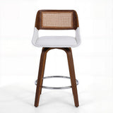 Darrahopens Furniture > Bar Stools & Chairs > Table & Bar Stools Artiss Wooden Bar Stools Swivel Kitchen Counter Stool Chair 60cm Seat Height