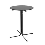 Darrahopens Furniture > Bar Stools & Chairs > Table & Bar Stools Gardeon Outdoor Bar Table Round Folding Desk Top 109cm Patio Furniture Black