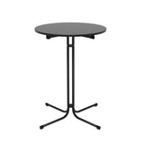 Darrahopens Furniture > Bar Stools & Chairs > Table & Bar Stools Gardeon Outdoor Bar Table Round Folding Desk Top 109cm Patio Furniture Black
