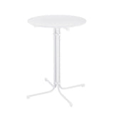 Darrahopens Furniture > Bar Stools & Chairs > Table & Bar Stools Gardeon Outdoor Bar Table Round Folding Desk Top 109cm Patio Furniture White