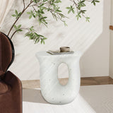 Darrahopens Furniture > Bar Stools & Chairs > Table & Bar Stools U-Shaped Terrazzo Concrete Outdoor Stool