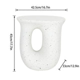 Darrahopens Furniture > Bar Stools & Chairs > Table & Bar Stools U-Shaped Terrazzo Concrete Outdoor Stool