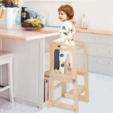 Darrahopens Furniture > Bar Stools & Chairs > Table & Bar Stools Wooden Toddler Step Stool Learning Tower Kitchen Safety