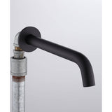 Darrahopens Furniture > Bathroom 220mm Bath Spout in Matte Black Finish