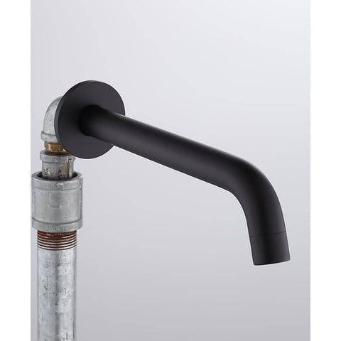 Darrahopens Furniture > Bathroom 220mm Bath Spout in Matte Black Finish