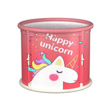 Darrahopens Furniture > Bathroom 80cm Pink button Upgrade One-Click collapse Portable Foldable Bathtub Water Tube Spa Bath Bucket