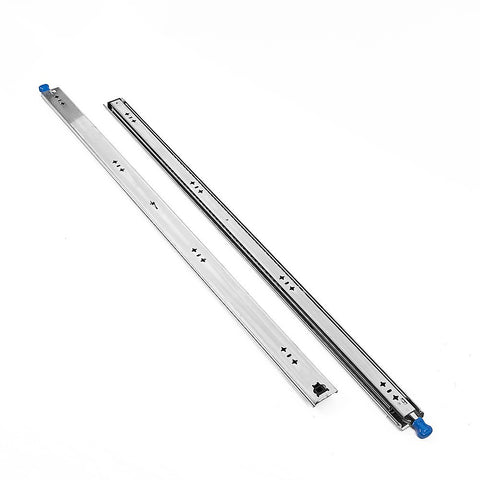 Darrahopens Furniture > Bathroom > Bathroom Cabinets, Cupboards & Storage 100cm Drawer Runners Pair – Heavy Duty 100kg Locking Slide Rails
