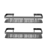 Darrahopens Furniture > Bathroom > Bathroom Cabinets, Cupboards & Storage 2 Pack Bathroom Wall Shelf Storage Racks, 30 x 13 x 5 cm, Black