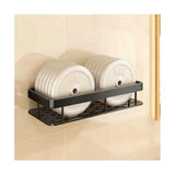 Darrahopens Furniture > Bathroom > Bathroom Cabinets, Cupboards & Storage 2pcs Bathroom Shelf No Drilling Wall Mount Corner Shelf Shower Storage Bracket Toilet Makeup Organization