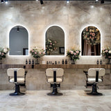 Arch Dimmable Led Bathroom Vanity Mirror w Antifog Temperature Date Time Display | darrahopens.com.au Premium AU Stock
