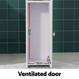 Darrahopens Furniture > Bathroom > Bathroom Cabinets, Cupboards & Storage Artiss 2X Bathroom Cabinet Toilet Roll Holder 76cm