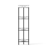 Darrahopens Furniture > Bathroom > Bathroom Cabinets, Cupboards & Storage Artiss 4 Tier Floor Standing Corner Shower Caddy Bathroom Organizer Black