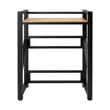 Darrahopens Furniture > Bathroom > Bathroom Cabinets, Cupboards & Storage Artiss Over Washing Machine Rack Laundry Shelf Space Saver 75cm Black