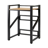 Darrahopens Furniture > Bathroom > Bathroom Cabinets, Cupboards & Storage Artiss Over Washing Machine Rack Laundry Shelf Space Saver 75cm Black