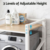 Darrahopens Furniture > Bathroom > Bathroom Cabinets, Cupboards & Storage Artiss Over Washing Machine Rack Laundry Shelf Space Saver 75cm White