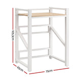Darrahopens Furniture > Bathroom > Bathroom Cabinets, Cupboards & Storage Artiss Over Washing Machine Rack Laundry Shelf Space Saver 75cm White