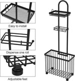 Darrahopens Furniture > Bathroom > Bathroom Cabinets, Cupboards & Storage Bathroom Tissue Holder – Wall-Mounted Storage Rack for Home