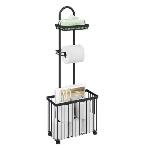 Darrahopens Furniture > Bathroom > Bathroom Cabinets, Cupboards & Storage Bathroom Tissue Holder – Wall-Mounted Storage Rack for Home
