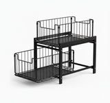 CARLA HOME 2 Tier Sliding Cabinet Organizer Drawer Storage Rack for Kitchen or Bathroom | darrahopens.com.au Premium AU Stock