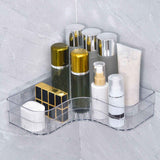 Darrahopens Furniture > Bathroom > Bathroom Cabinets, Cupboards & Storage Shower Corner Shelf Plastic Corner Shower Caddy Wall Mounted Shower Organizer for Bathroom Toilet Crystal White In Australia - Darrahopens