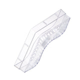 Darrahopens Furniture > Bathroom > Bathroom Cabinets, Cupboards & Storage Shower Corner Shelf Plastic Corner Shower Caddy Wall Mounted Shower Organizer for Bathroom Toilet Crystal White In Australia - Darrahopens