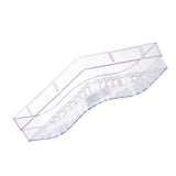 Darrahopens Furniture > Bathroom > Bathroom Cabinets, Cupboards & Storage Shower Corner Shelf Plastic Corner Shower Caddy Wall Mounted Shower Organizer for Bathroom Toilet Crystal White In Australia - Darrahopens
