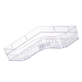 Darrahopens Furniture > Bathroom > Bathroom Cabinets, Cupboards & Storage Shower Corner Shelf Plastic Corner Shower Caddy Wall Mounted Shower Organizer for Bathroom Toilet Crystal White In Australia - Darrahopens