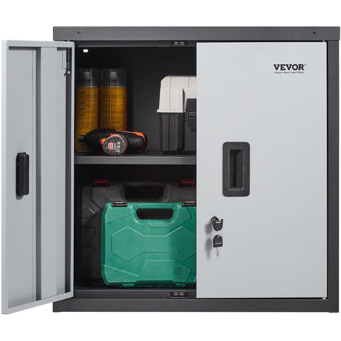 Darrahopens Furniture > Bathroom > Bathroom Cabinets, Cupboards & Storage VEVOR Foldable Wall Cabinet Garage Cabinet Wall Mounted 26
