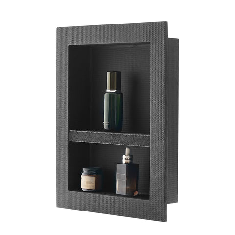 Darrahopens Furniture > Bathroom > Bathroom Cabinets, Cupboards & Storage VEVOR Shower Niche 40.6 x 50.8 x 10.2 cm Recessed Wall Divider Shelf Bathroom