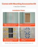 Darrahopens Furniture > Bathroom > Bathroom Cabinets, Cupboards & Storage VEVOR Shower Niche 40.6 x 50.8 x 10.2 cm Recessed Wall Divider Shelf Bathroom
