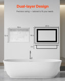 Darrahopens Furniture > Bathroom > Bathroom Cabinets, Cupboards & Storage VEVOR Shower Niche 40.6 x 50.8 x 10.2 cm Recessed Wall Divider Shelf Bathroom