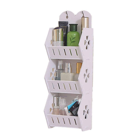 Darrahopens Furniture > Bathroom > Bathroom Cabinets, Cupboards & Storage Wall Mounted Bathroom Shelf Waterproof Rustproof Adjustable Layer Height Storage Rack for Toilet Bedroom In Australia - Darrahopens
