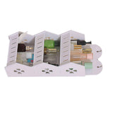 Darrahopens Furniture > Bathroom > Bathroom Cabinets, Cupboards & Storage Wall Mounted Bathroom Shelf Waterproof Rustproof Adjustable Layer Height Storage Rack for Toilet Bedroom In Australia - Darrahopens