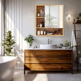 Xl Bathroom Wall Mirror Medicine Cabinet With Single Door And Adjustable Shelves | darrahopens.com.au Premium AU Stock