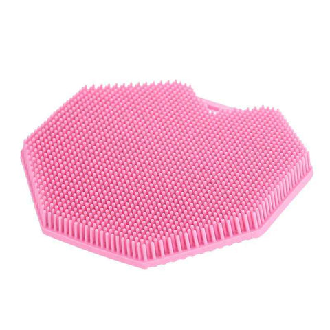 Darrahopens Furniture > Bathroom > Bathtubs Silicone Body Scrubber Exfoliating Shower Brush Soft Silicone Bath Scrub Brush for Deep Skin Cleansing-pink In Australia - Darrahopens