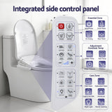 Darrahopens Furniture > Bathroom > Bidets Cefito Electric Bidet Toilet Seat Cover Heated Warm Water Dryer LED Night Light