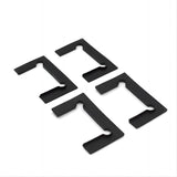 Darrahopens Furniture > Bathroom > Shower Heads & Screens 100x100cm Corner Frameless Shower Screen with Chrome Brackets and Brass Hinges, Round Handle