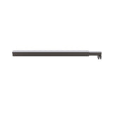 Darrahopens Furniture > Bathroom > Shower Heads & Screens 110x200cm Single Shower Glass Screen with Gunmetal U-brackets & Square Pole