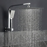 12" Rain Shower Head Set with 3-Mode Handheld Brass High Pressure WELS Chrome | darrahopens.com.au Premium AU Stock