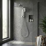 12" Rain Shower Head Set with 3-Mode Handheld Brass High Pressure WELS Chrome | darrahopens.com.au Premium AU Stock