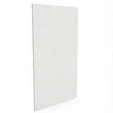 Darrahopens Furniture > Bathroom > Shower Heads & Screens 120cm Reeded Single Shower Glass Screen with Chrome Wall F-Brackets