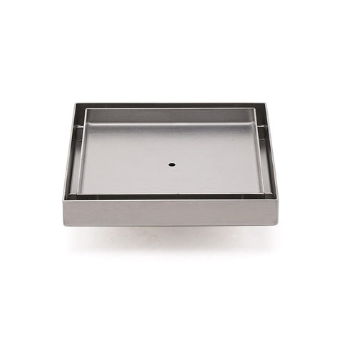Darrahopens Furniture > Bathroom > Shower Heads & Screens 150x150mm Square Tile Insert Floor Drain Stainless Steel Shower Grate 50mm Waste