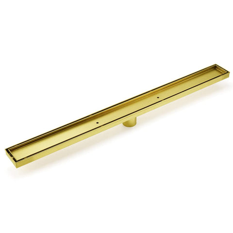 Darrahopens Furniture > Bathroom > Shower Heads & Screens 304 Stainless Steel 900mm Tile Insert Shower Grate Floor Drain 50mm Waste Outlet