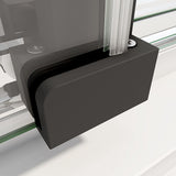 Darrahopens Furniture > Bathroom > Shower Heads & Screens 40mm Adjustable Contemporary Corner Sliding Chrome Shower Screen 86x80cm